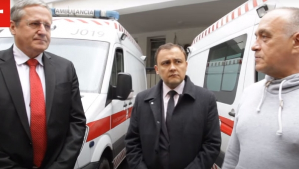Словакия помогла автомобилями скорой помощи