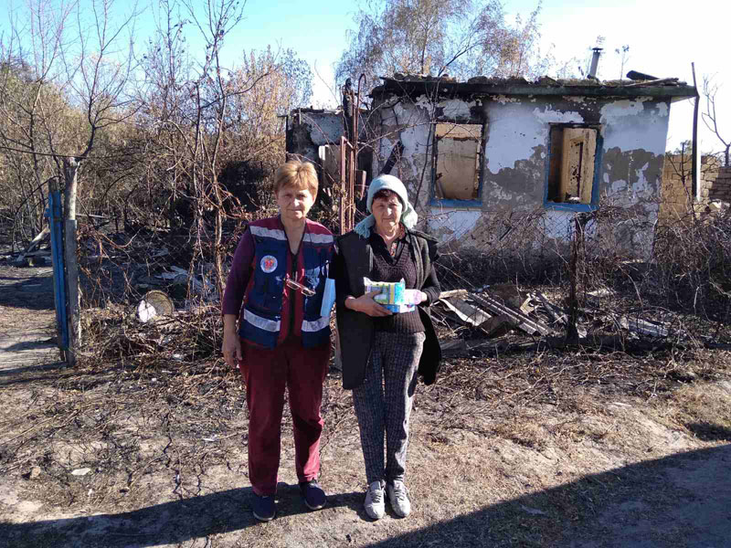 Оказание помощи жителям Луганской области