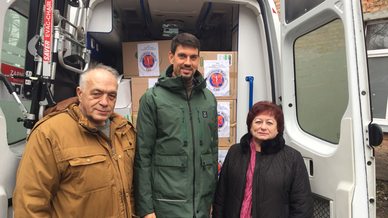 International Mеdical Care доставила гуманитарный груз в Шепетовскую больницу