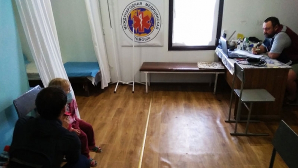 КПВВ Станица Луганская оказание медицинской помощи