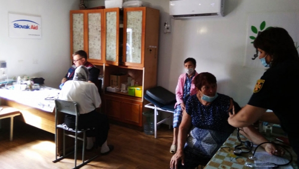 КПВВ Станица Луганская оказание медицинской помощи