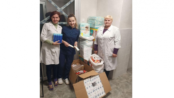 The Embassy of Slovakia in Kyiv has transferred personal hygiene products