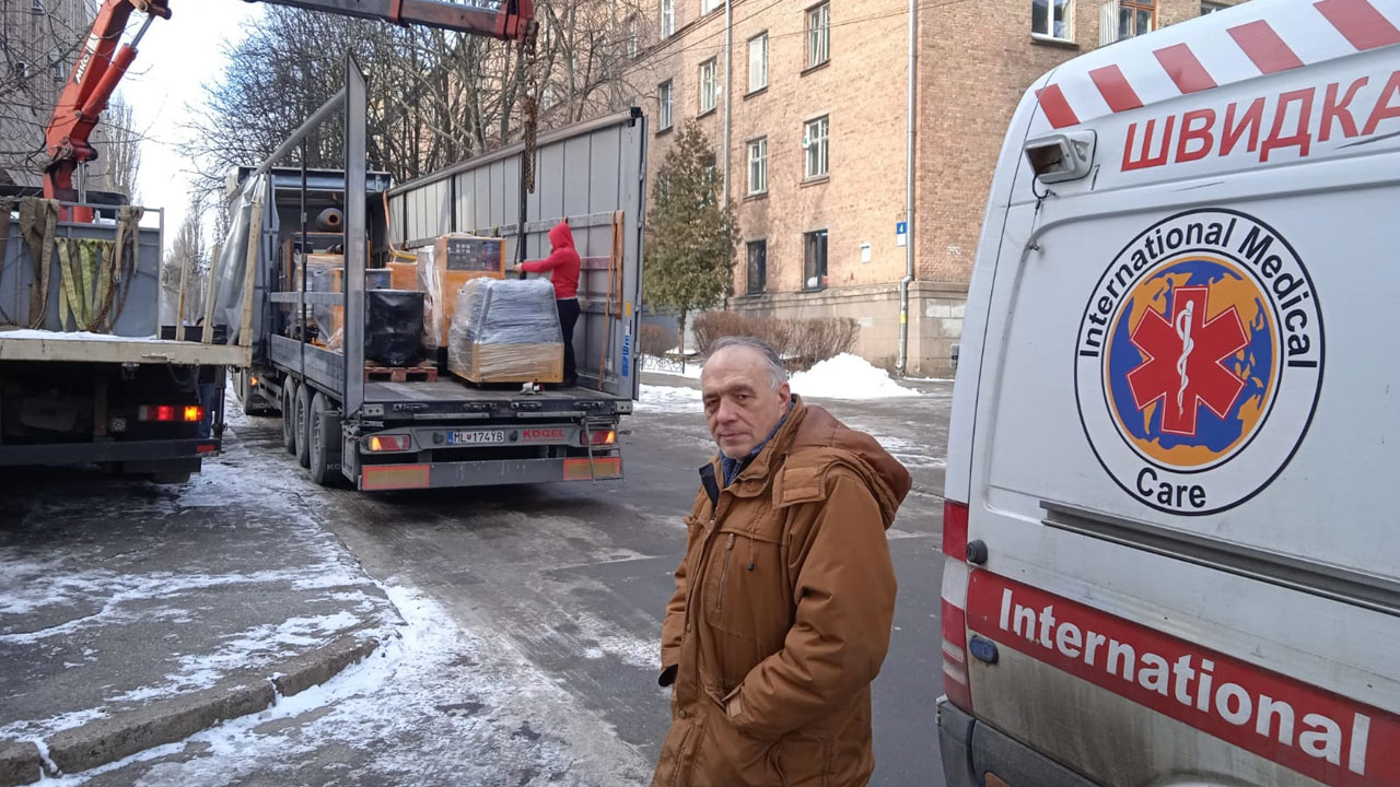 Cargo with generators from our friends from France has already been accepted in Kyiv